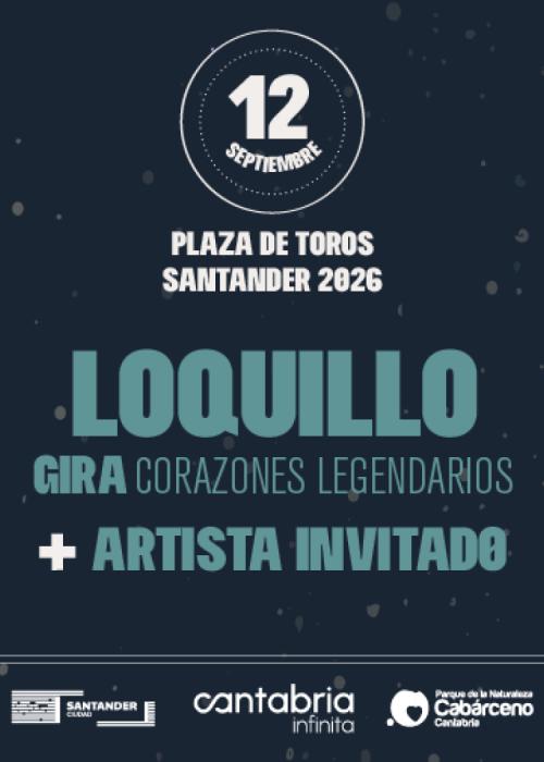 Cartel de Concierto de Loquillo en Santander