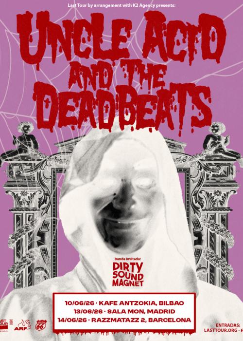 Cartel de Concierto de Uncle Acid & the Deadbeats en Barcelona
