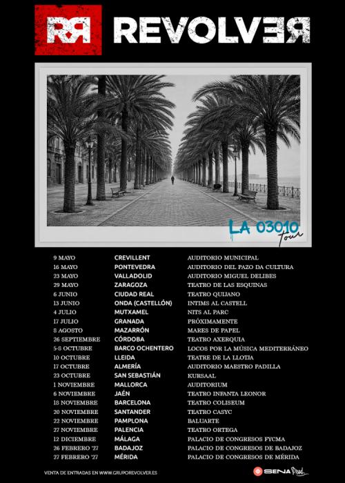 Cartel de Concierto de Revolver en Mutxamel