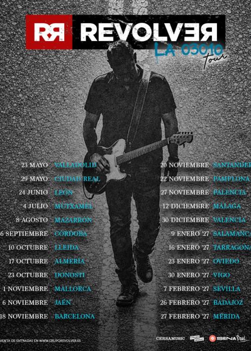 Cartel de Concierto de Revolver en Elche