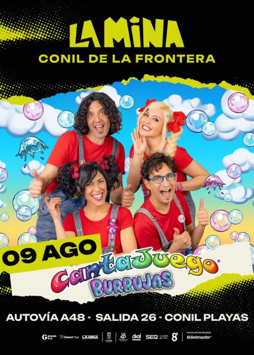 Cartel de CantaJuego en Conil de la Frontera