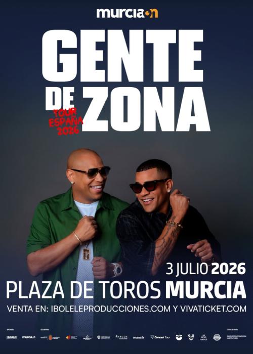 Cartel de Concierto de Gente de Zona en Murcia