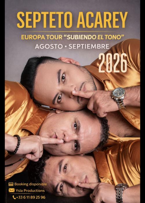 Cartel de Concierto de Septeto Acarey en Valencia