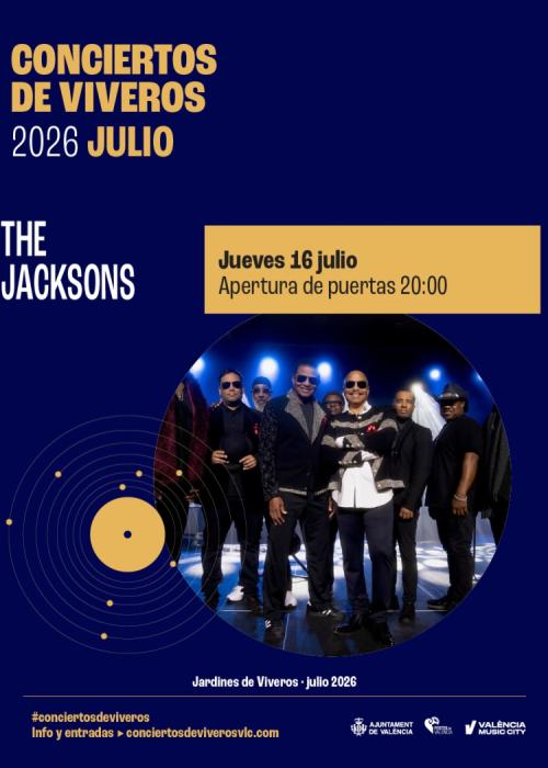 Cartel de Concierto de The Jacksons en Valencia