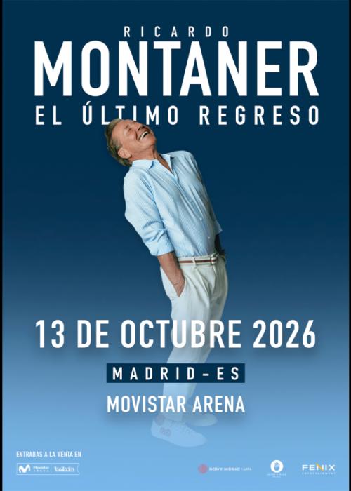 Cartel de Concierto de Ricardo Montaner en Madrid