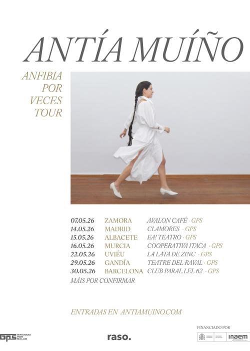 Cartel de Concierto de Antía Muíño en Murcia