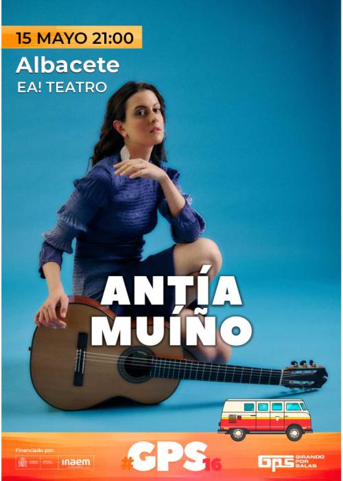 Cartel de Concierto de Antía Muíño en Albacete