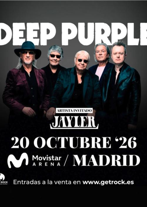 Cartel de Concierto de Deep Purple en Madrid