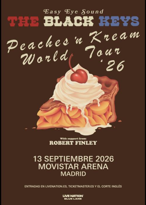 Cartel de Concierto de The Black Keys en Madrid