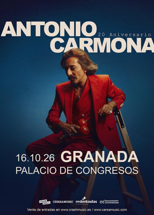 Cartel de Concierto de Antonio Carmona en Granada