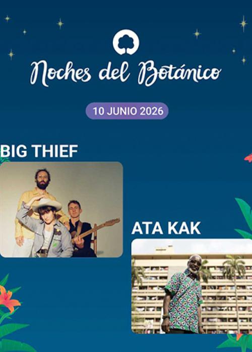 Cartel de Concierto de Big Thief + Ata Kak en Madrid