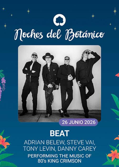 Cartel de Beat + Adrian Belew + Steve Vai + Tony Levin + Danny Carey en Madrid