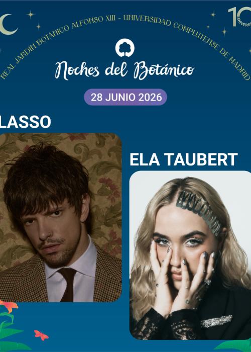 Cartel de Concierto de Lasso + Ela Taubert en Madrid