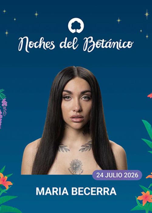 Cartel de Concierto de María Becerra en Madrid