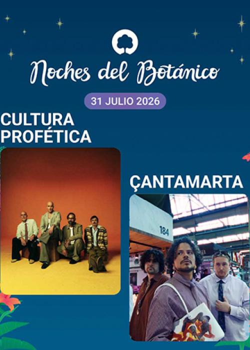 Cartel de Concierto de Cultura Profética + Çantamarta en Madrid
