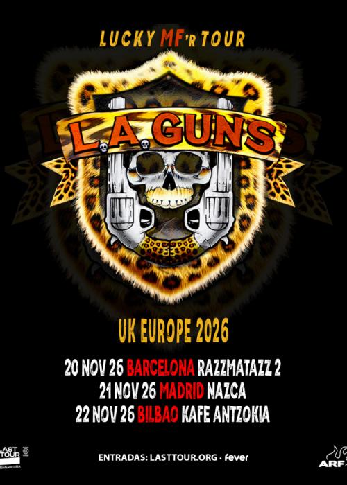 Cartel de Concierto de L.A. Guns en Barcelona
