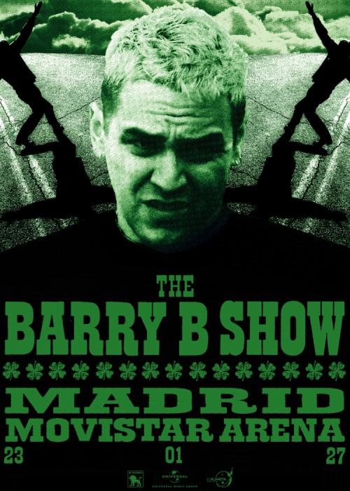 Cartel de Concierto de Barry B en Madrid