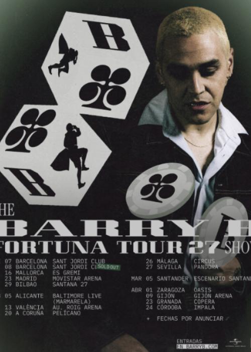 Cartel de Concierto de Barry B en Santander