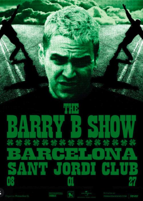 Cartel de Concierto de Barry B en Barcelona