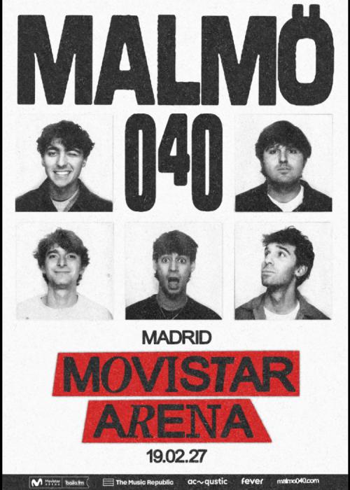 Cartel de Concierto de Malmö 040 en Madrid