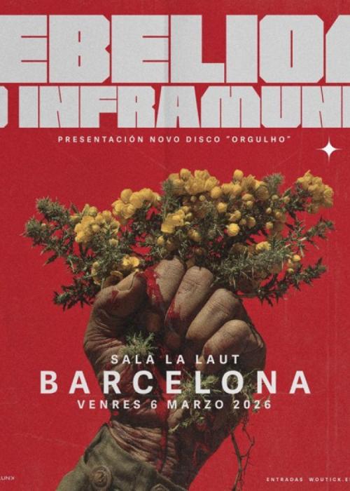 Cartel de Concierto de Rebeliom Do Inframundo en Barcelona