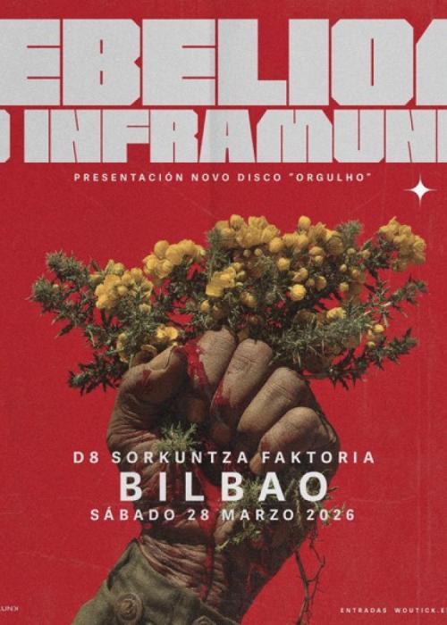 Cartel de Concierto de Rebeliom Do Inframundo en Bilbao