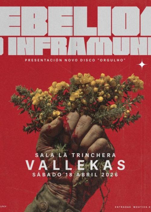 Cartel de Concierto de Rebeliom Do Inframundo en Madrid