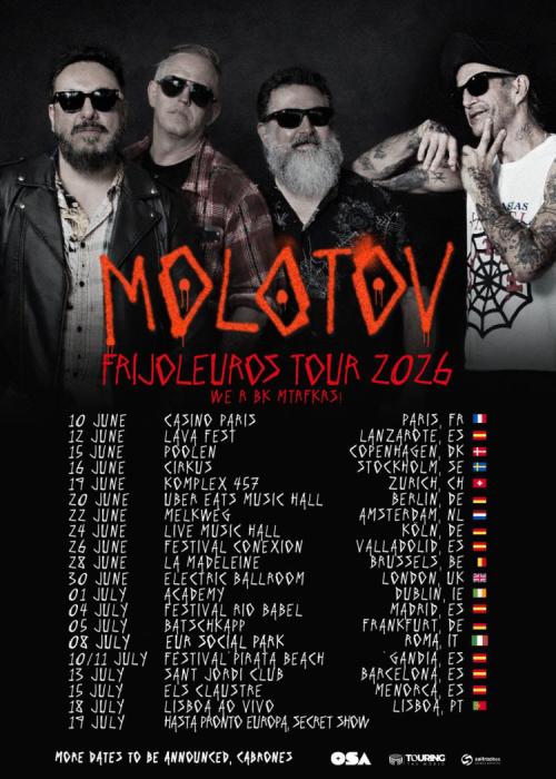 Cartel de Concierto de Molotov en Menorca