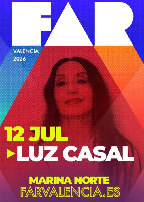 Cartel de Concierto de Luz Casal en Valencia