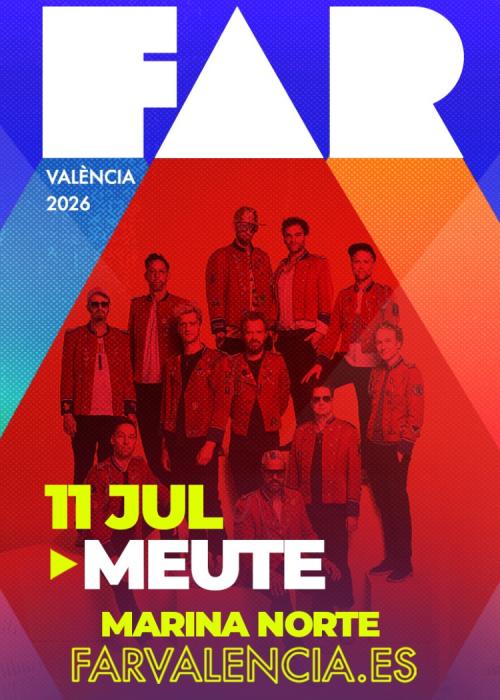 Cartel de Concierto de Meute en Valencia