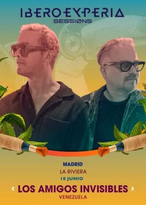 Cartel de Concierto de Los Amigos Invisibles en Madrid