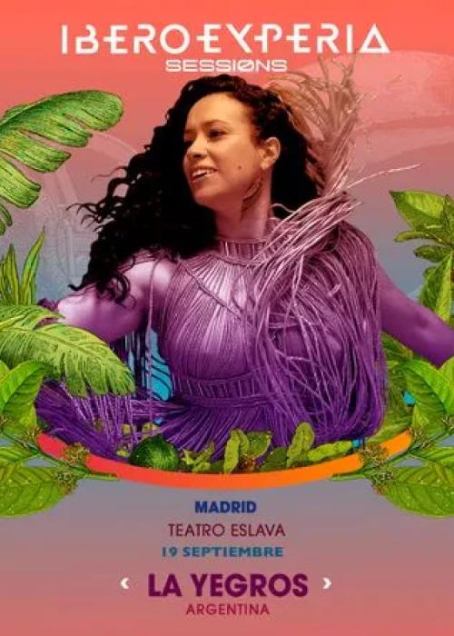 Cartel de Concierto de La Yegros en Madrid