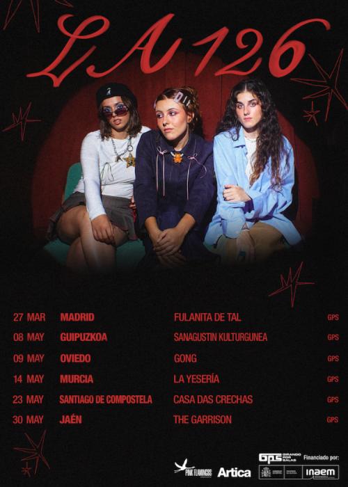 Cartel de Concierto de La 126 en Murcia