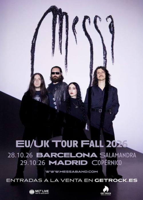 Cartel de Concierto de MESSA en Barcelona