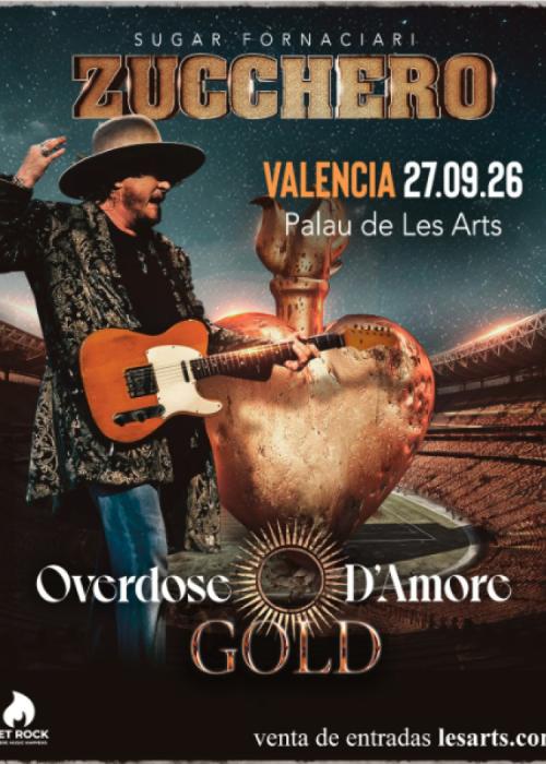 Cartel de Concierto de Zucchero en Valencia