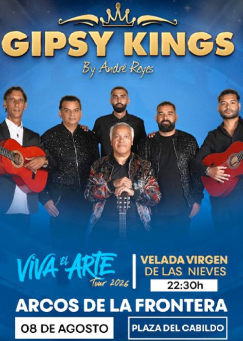 Cartel de Concierto de Gipsy Kings en Arcos de la Frontera