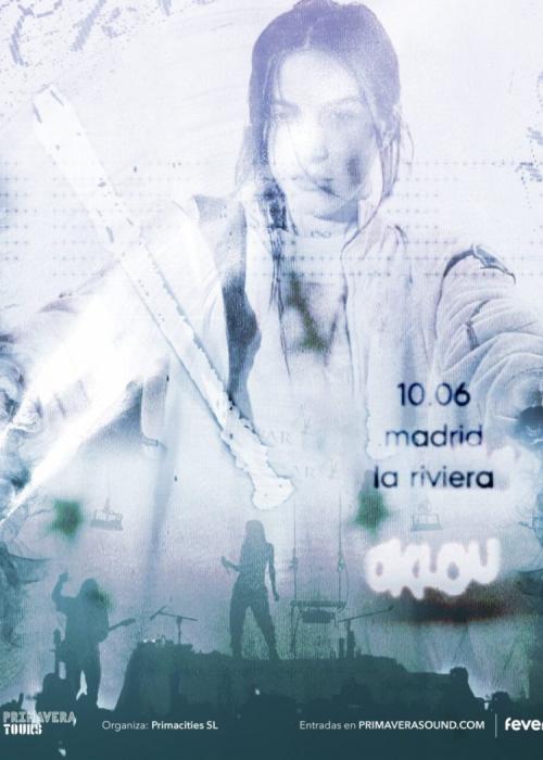 Cartel de Concierto de Oklou en Madrid
