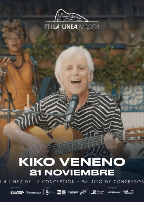 Cartel de Concierto de Kiko Veneno en la Línea de la Concepción