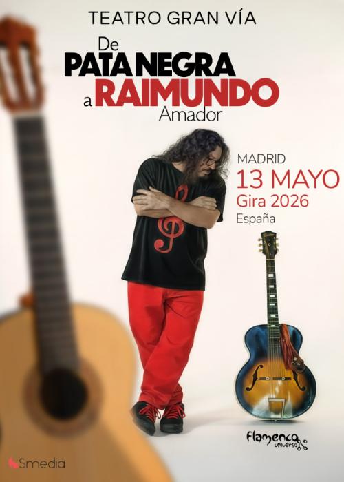 Cartel de Concierto de Raimundo Amador en Madrid