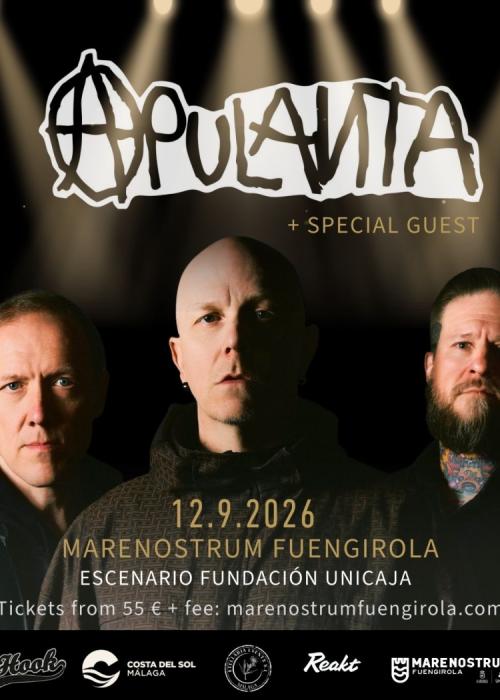 Cartel de Concierto de Apulanta en Fuengirola
