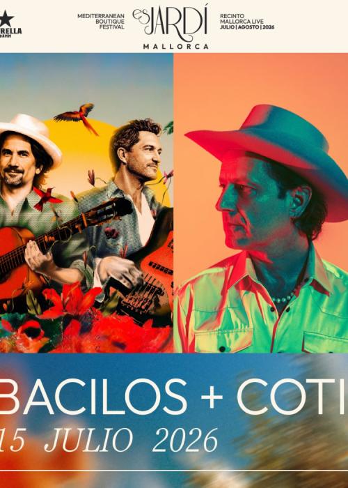 Cartel de Concierto de Bacilos + Coti en Palma de Mallorca