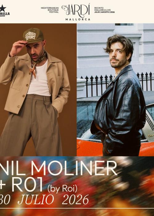 Cartel de Concierto de Nil Moliner + Roi en Palma de Mallorca