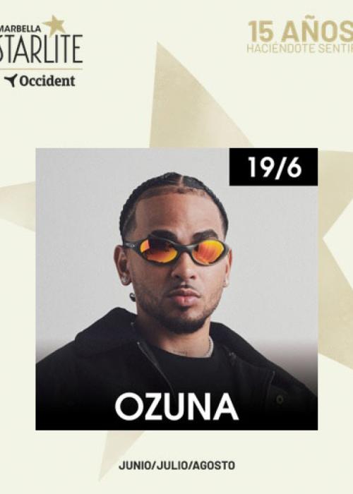 Cartel de Concierto de Ozuna en Marbella