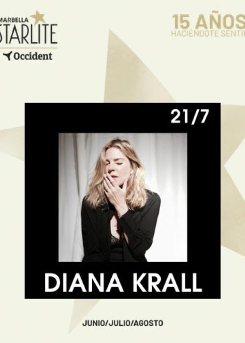Cartel de Concierto de Diana Krall en Marbella