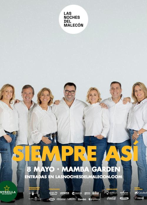 Cartel de Concierto de Siempre Así en Murcia