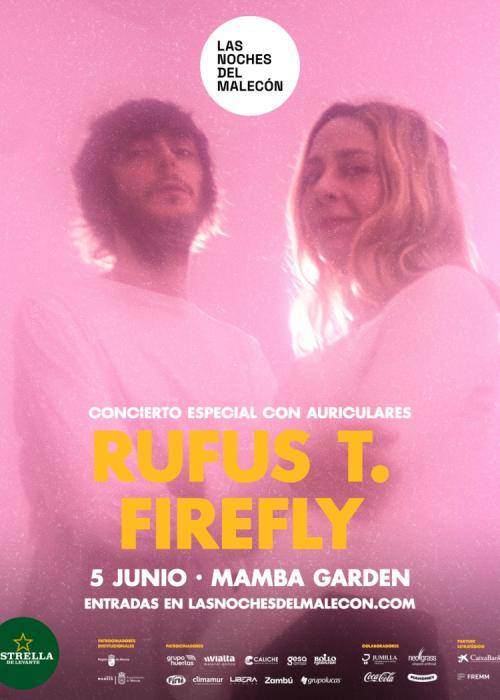 Cartel de Concierto de Rufus T. Firefly en Murcia