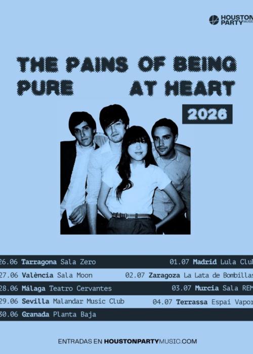 Cartel de The Pains Of Being Pure At Heart en Murcia