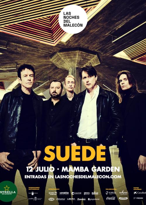 Cartel de Concierto de Suede en Murcia