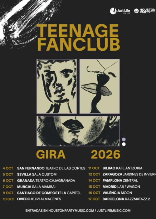 Cartel de Concierto de Teenage Fanclub en Murcia