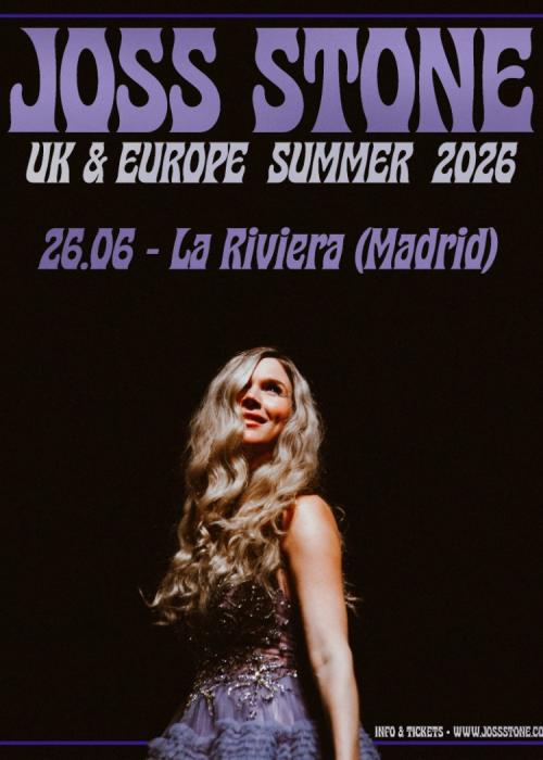 Cartel de Concierto de Joss Stone en Madrid